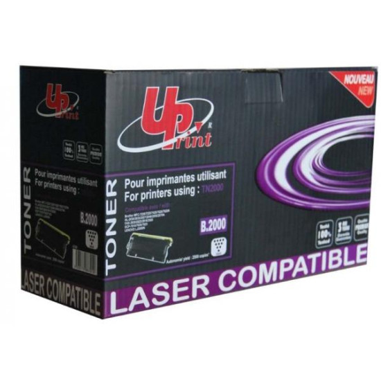 Тонер касета UPRINT TN350/TN2000/2005/TN2025, BROTHER, Черен