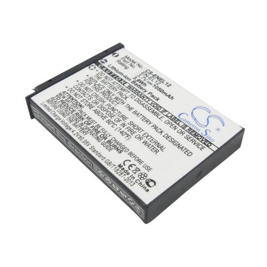 Camera Battery for NIKON EN-EL12  Li-Ion 3.7V 1050mAh Cameron Sino