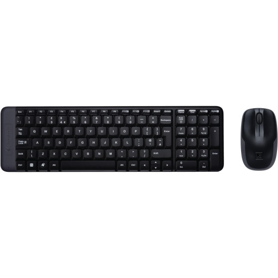 Kомплект безжични клавиатура с мишка Logitech MK220