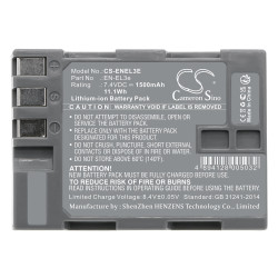 Camera Battery for NIKON EN-EL3  Li-Ion 7.4V 1300mAh Cameron Sino