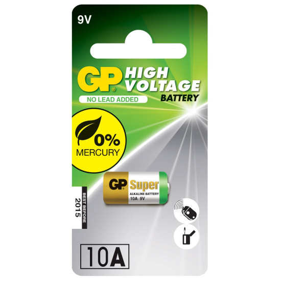 GP  A 10 Alkaline battery 9V remote /5br./pack price for 1 pc. /