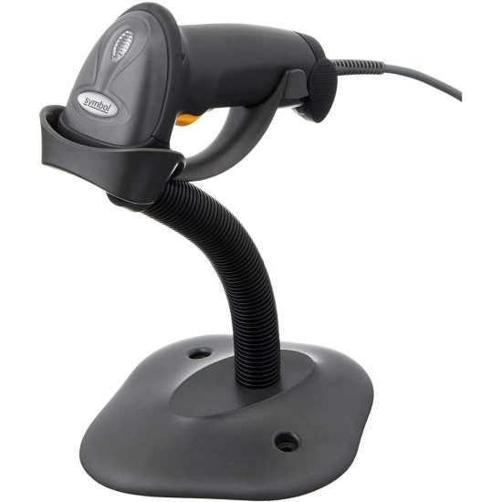 Symbol LS2208 Barcode Scanner With Cable and Stand