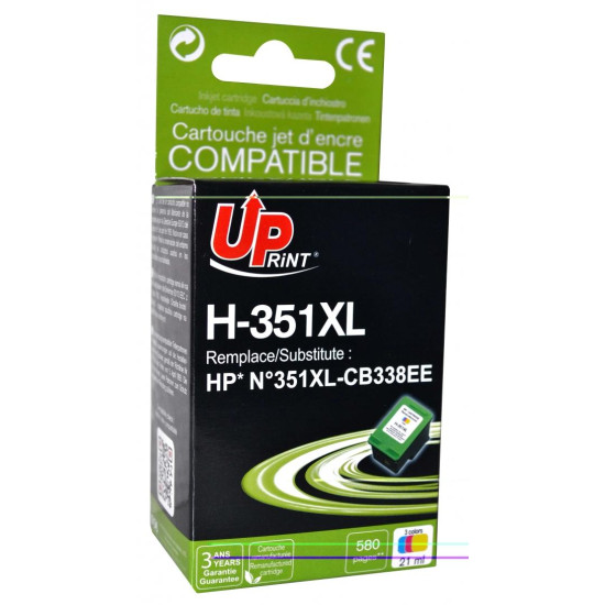 Ink cartridge UPRINT CB338EE HP, Cyan/Magenta/Yellow N 351 XL