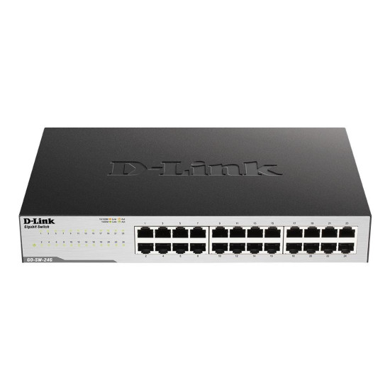 Суич D-Link GO-SW-24G/E, 24 портов 10/100/1000