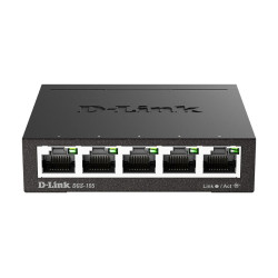 Switch D-Link DGS-105/E, 5 ports, 10/100/1000, Gigabit, metal