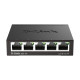Switch D-Link DGS-105/E, 5 ports, 10/100/1000, Gigabit, metal