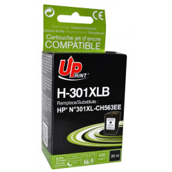 Ink cartridge UPRINT CH563EE HP, Black