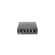 Switch D-Link DES-105/E 5-port 10/100 Metal Housing Desktop Switch