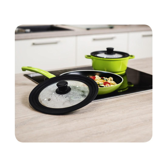 Xavax Universal Lid with Steam Vent for Pots and Pans, 24-28 cm, 111545