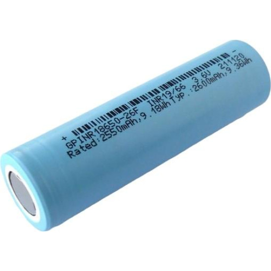 Rechargeable Battery GP 18650, 2600mAh, Li-ion