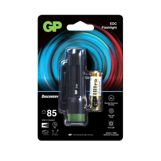 Torch  GP BATTERIES  Discovery  LED C31  85 lumens