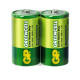 Zinc carbon battery GP  R20 13G-S2 GREENCELL  2 pcs.  1.5V