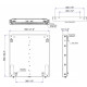 Height adjustable mount, BalanceBox 400-70 Medium