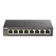 Switch D-Link DGS-1008P, 4x PoE + 4 x standard, 10/100/1000, Gigabit,