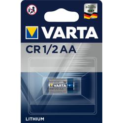 Lithium industrial battery CR-1/2AA  3V  1000mAh  VARTA