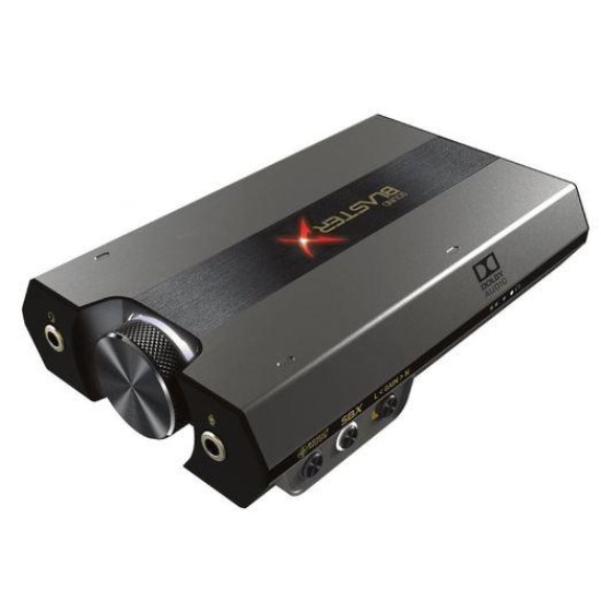 Звукова карта Creative Sound BlasterX G6, 7.1, Външна, USB, Xamp Headphone PS4, Xbox One, Nintendo Switch, and PC