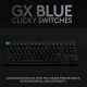 Геймърска механична клавиатура Logitech G Pro Clicky RGB 