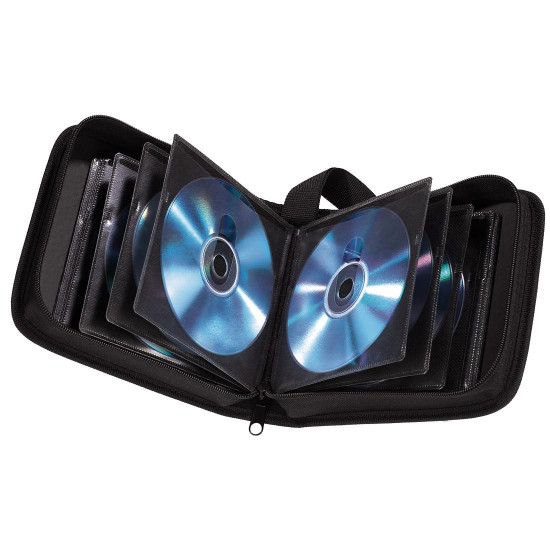 CD/DVD/Blu-ray Wallet, 32 HAMA, black