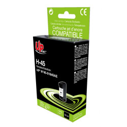 Ink cartridge UPRINT 51645A HP, Black