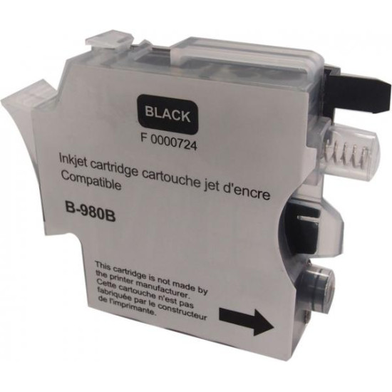 Ink cartridge UPRINT LC980/1100 BROTHER, Black