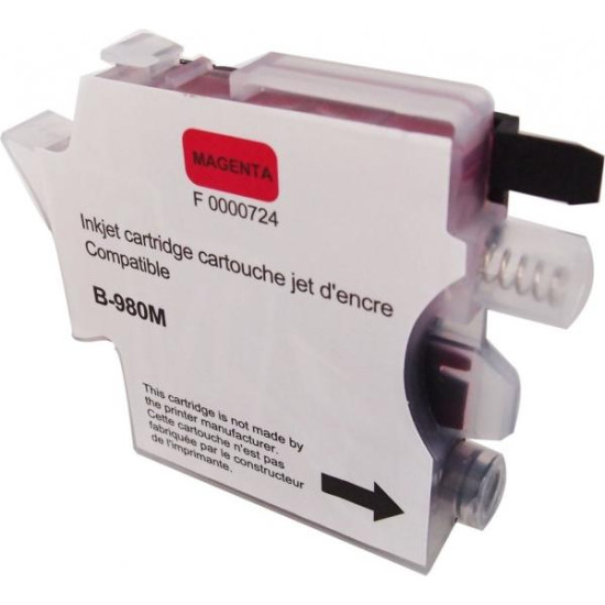 Ink cartridge UPRINT LC980/1100 BROTHER, Magenta