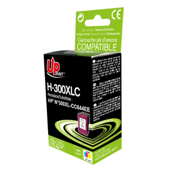 Ink cartridge UPRINT CC644EE HP 300XL, Colours