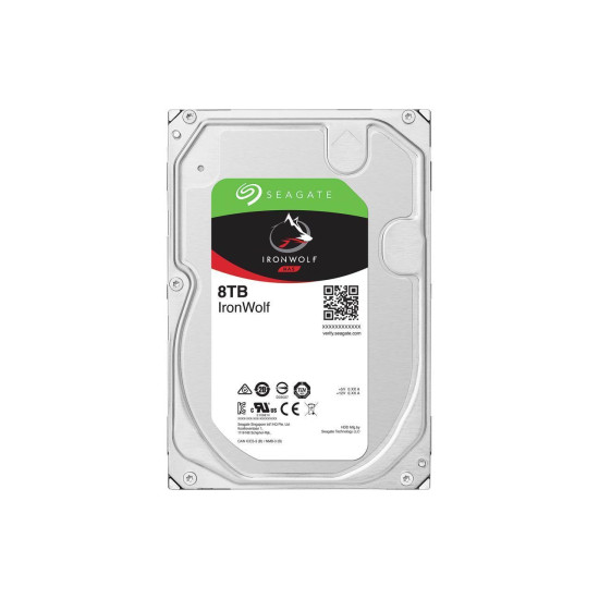 Хард диск SEAGATE IronWolf ST8000VN004, 8TB, 256MB Cache, SATA 6.0Gb/s