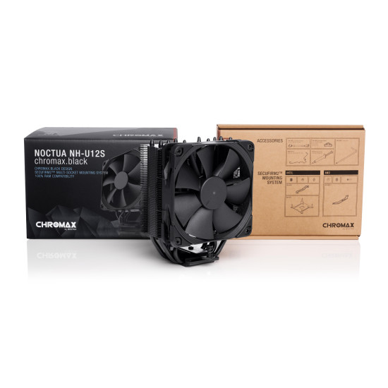 Охладител за процесор Noctua NH-U12S Chromax.black