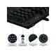 Геймърска механична клавиатура Logitech G512 GX Brown Tactile суичове