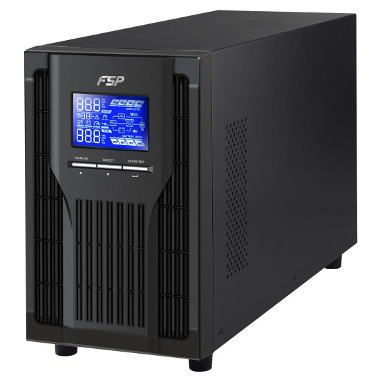 UPS FSP Group Champ Tower, 1000VA, 900W, OnLine, LCD, 3xIEC