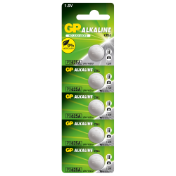 Alkaline Battery GP LR9 625A 1,5V for glucometers and remote controls 5 pcs in blister / price for 1 battery/