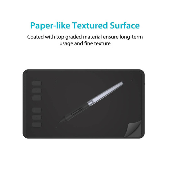 Graphic Tablet HUION Inspiroy H640P, USB, Black
