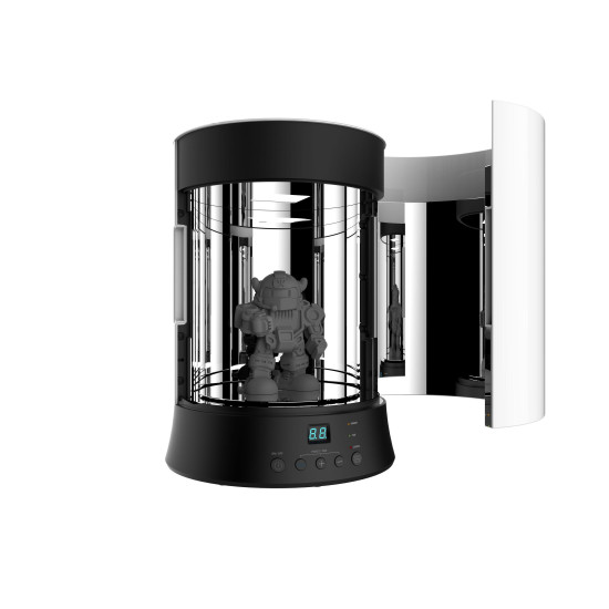 Камера с UV лампа XYZ Printing EeezCure 180 MR, за до обработка на 3D отпечатъци, Бяла