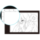 LED светеща подложка за рисуване HUION LED light pad L4S, USB, Черен