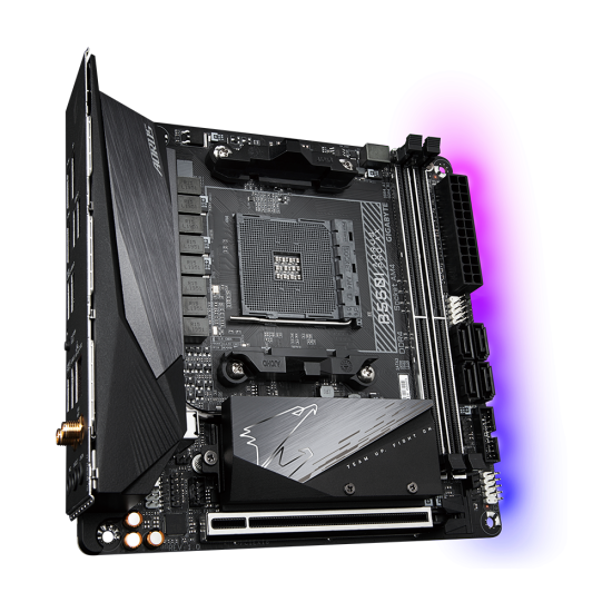 Дънна платка GIGABYTE B550I AORUS PRO AX, Socket AM4