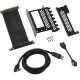 Универсален брекет и кабел за вертикален монтаж за видео карта CableMod PCIe x16, 1x DisplayPort, 1x HDMI кабел