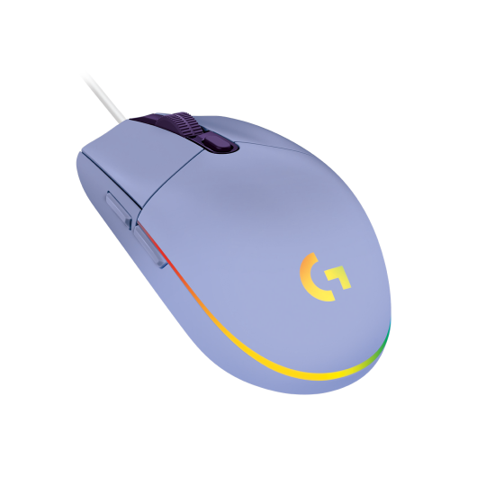 Gaming Mouse Logitech, G102 LightSync, RGB, Optical, Wired, USB, Lilac