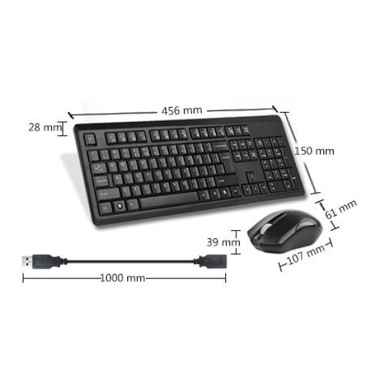 Wireless Keyboard Set A4TECH 4200N