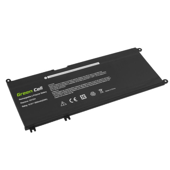 Laptop Battery for Dell 33YDH for Dell Inspiron G3 3579 3779 G5 5587 G7 7588 7577 7773 7778 7779 7786 Latitude 3380 3480 3490 3590  15,2V 3400mAh  GREEN CELL