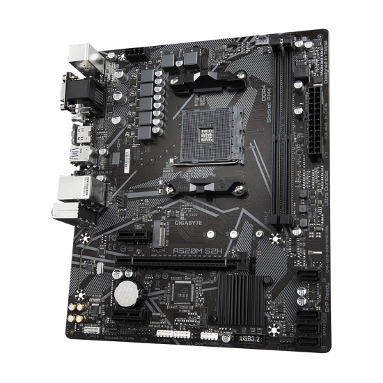 Motherboard GIGABYTE A520M-S2H, Socket AM4