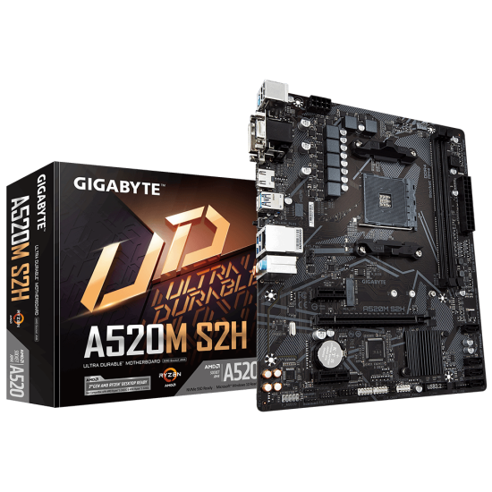 Motherboard GIGABYTE A520M-S2H, Socket AM4