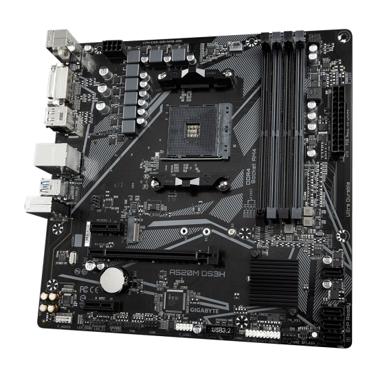 Motherboard GIGABYTE A520M-DS3H V2, Socket AM4