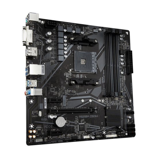 Motherboard GIGABYTE A520M-DS3H V2, Socket AM4