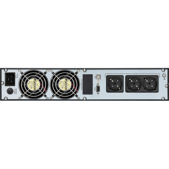 UPS FSP Group Champ Rack 3K, 3000VA, 2700W, LCD, 3 Schuko, USB, RS-232