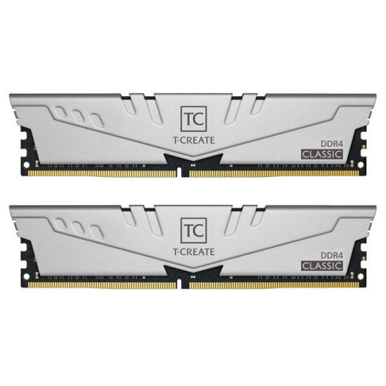 Memory Team Group T-Create Gray 16GB (2 x8GB) 3200MHz DDR4 CL22-22-22-52 1.2V