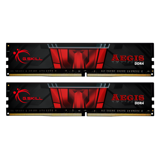 Памет G.SKILL Aegis 16GB(2x8GB) DDR4 2666MHz F4-2666C19D-16GIS