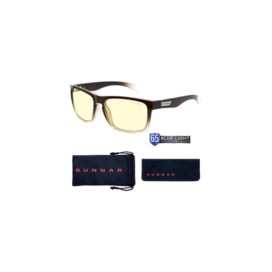 Компютърни  очила GUNNAR Intercept Latte Fade, Amber, Кафяв