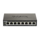 Суич D-Link DGS-1100-08V2, 8 портов 10/100/1000 Gigabit Smart Switch, управляем