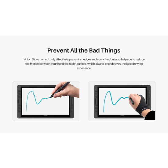 Artist glove HUION GL200 for graphic tablet