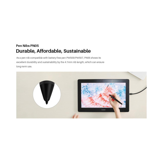 Spare nibs PN05  - 10 pcs. for Digital pen HUION PW500/PW507